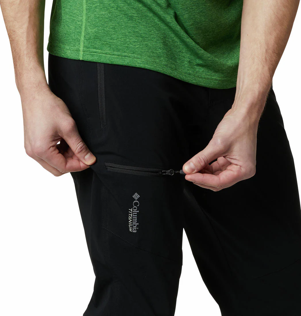 Columbia Men Black M Titan Pass Pant (Sun Protection) - Image 3