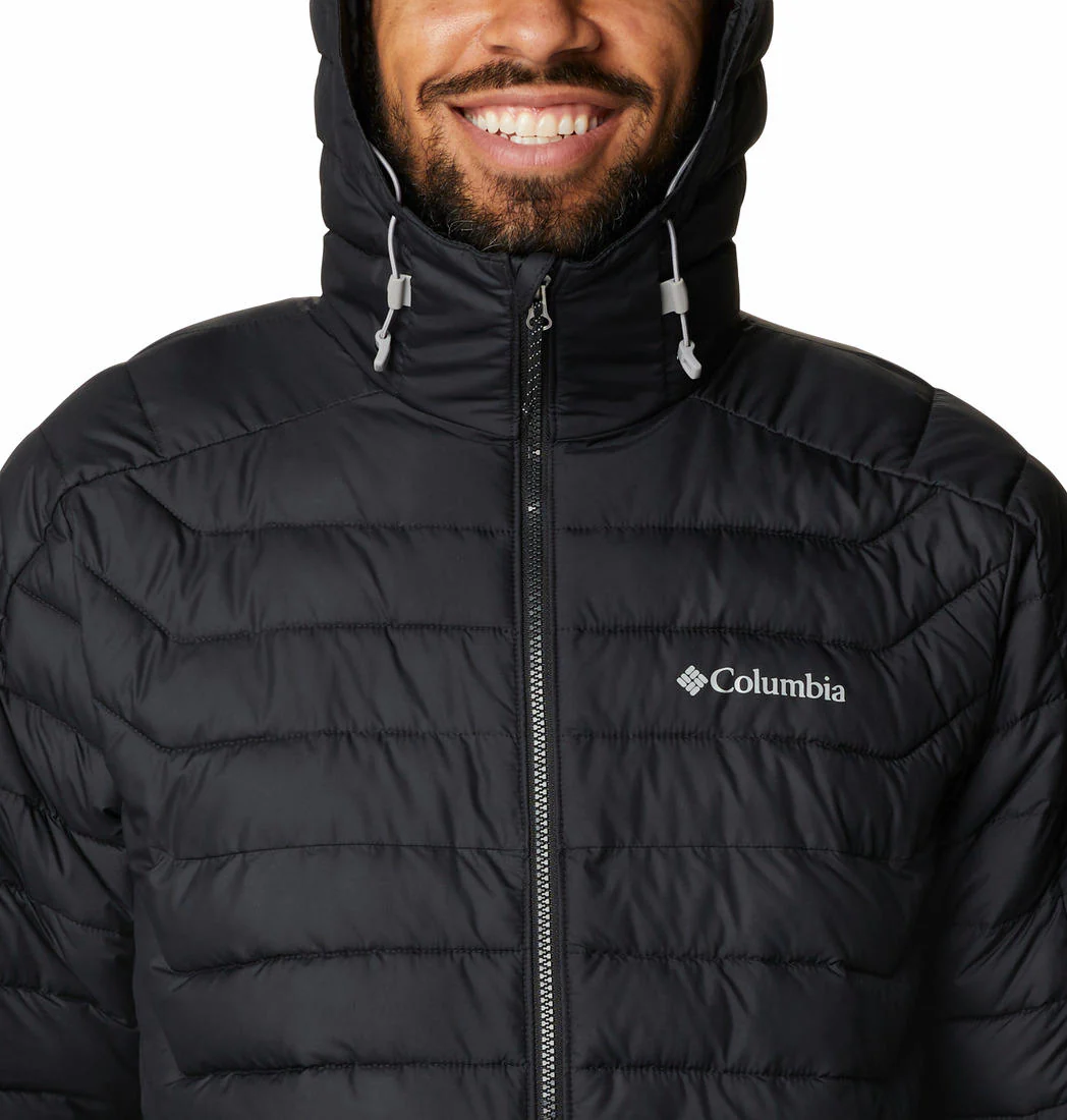 Columbia Men Black M White Out II Hooded Jacket - Image 5