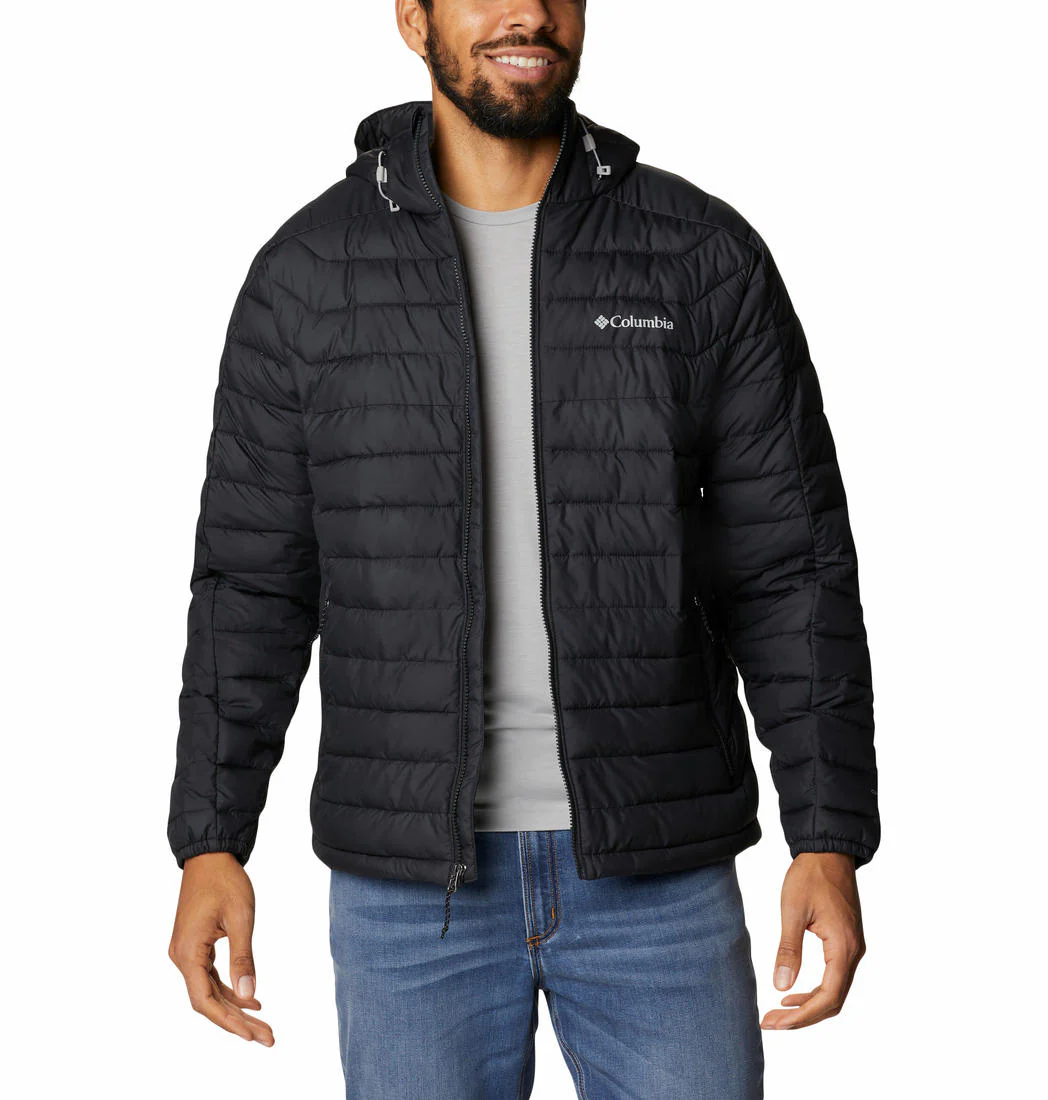 Columbia Men Black M White Out II Hooded Jacket - Image 8