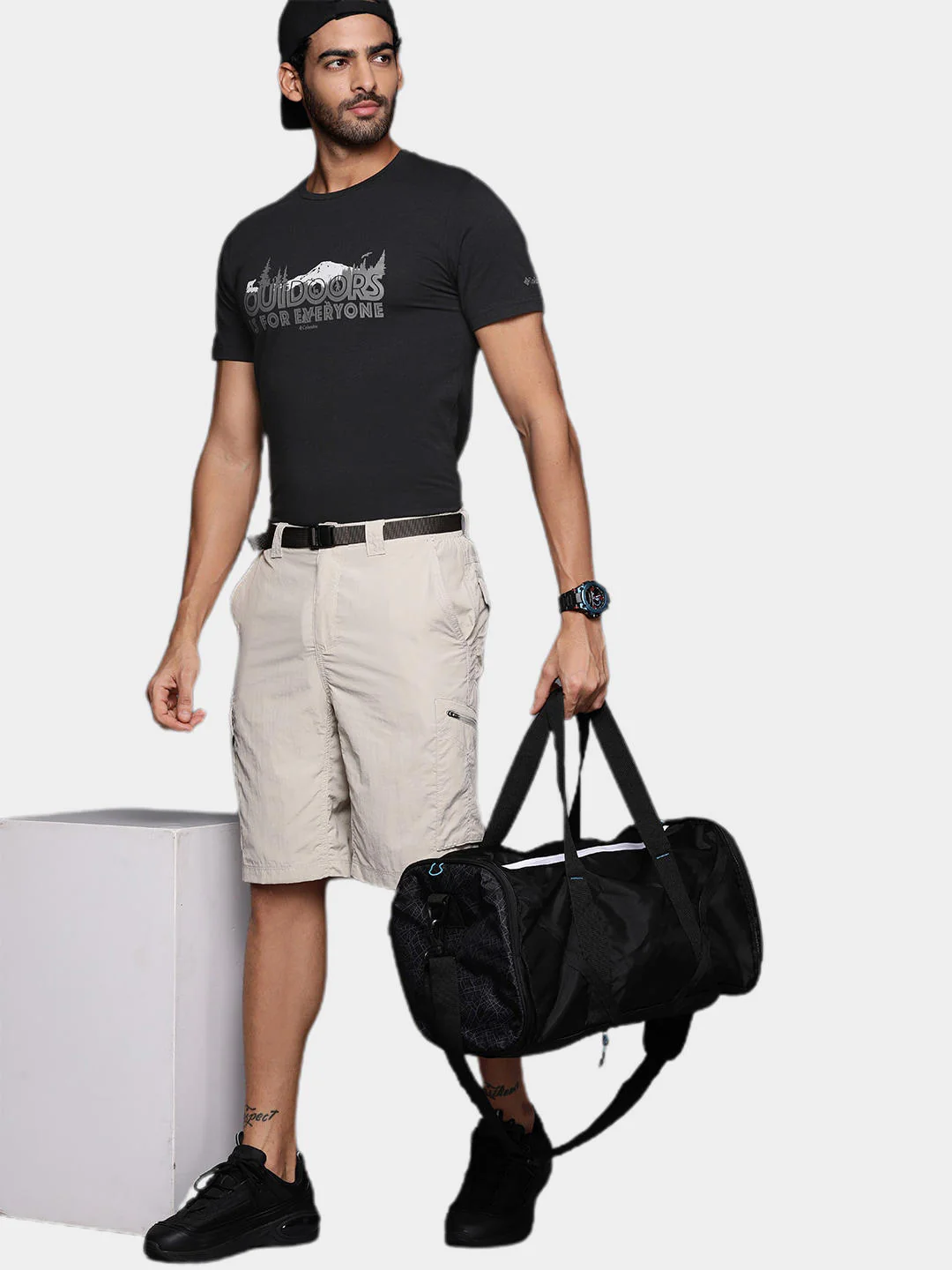 Columbia Men Black Men's Sun Trek Short Sleeve Graphic Tee (Sun Protection) - Image 8