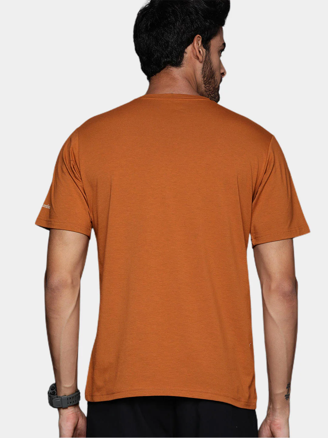 Columbia Men Orange Men's Sun Trek Short Sleeve Graphic Tee (Sun Protection) - Image 9