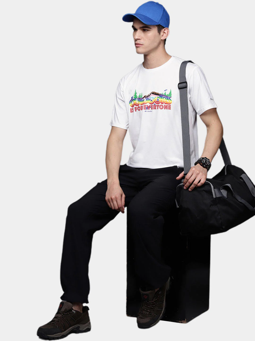 Columbia Men White Men's Sun Trek Short Sleeve Graphic Tee (Sun Protection) - Image 8