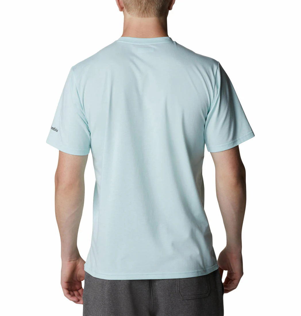 Columbia Men Green Men's Sun Trek Short Sleeve Graphic Tee (Sun Protection) - Image 6