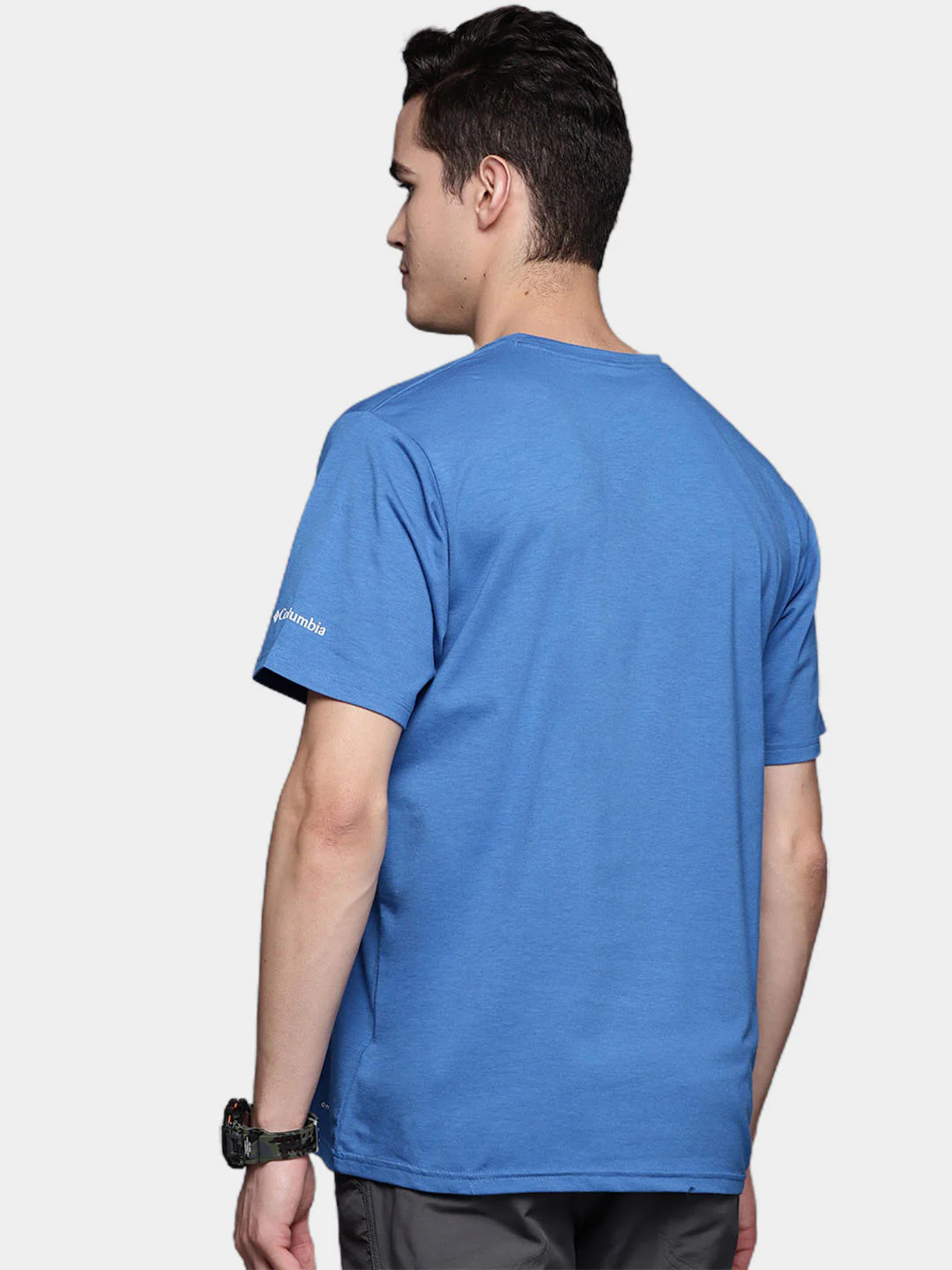 Columbia Men Blue Men's Sun Trek Short Sleeve Graphic Tee (Sun Protection) - Image 11