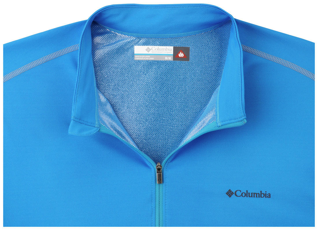 Columbia Men Blue Midweight II Long Sleeve Half Zip (Non Returnable) - Image 2