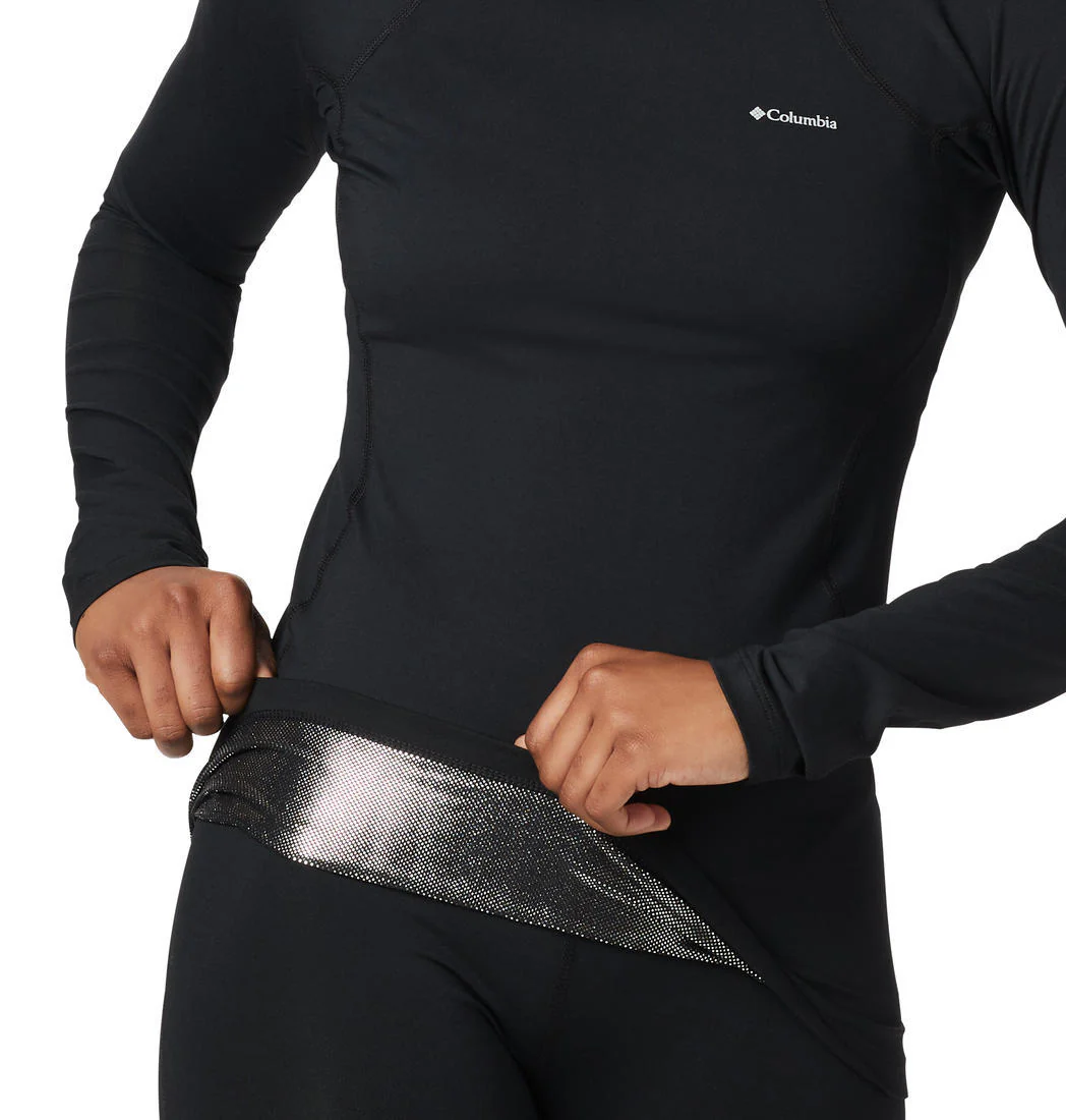 Columbia Women Black Midweight Stretch Long Sleeve Top (Non Returnable) - Image 2