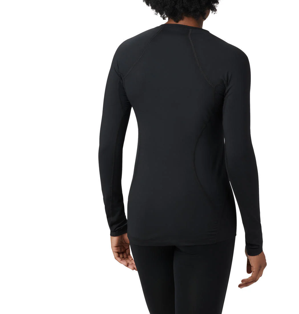Columbia Women Black Midweight Stretch Long Sleeve Top (Non Returnable) - Image 3