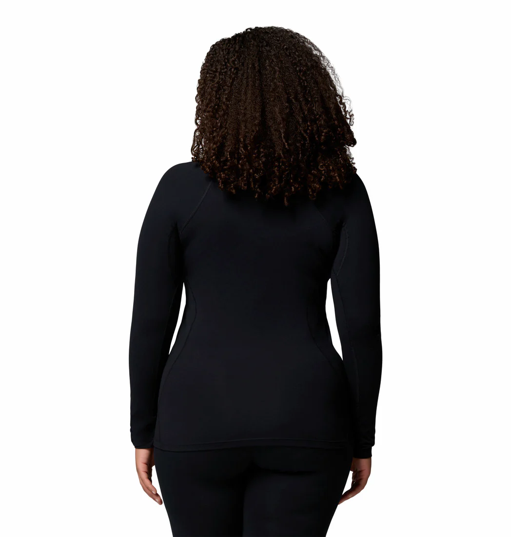 Columbia Women Black Midweight Stretch Long Sleeve Top (Non Returnable) - Image 2