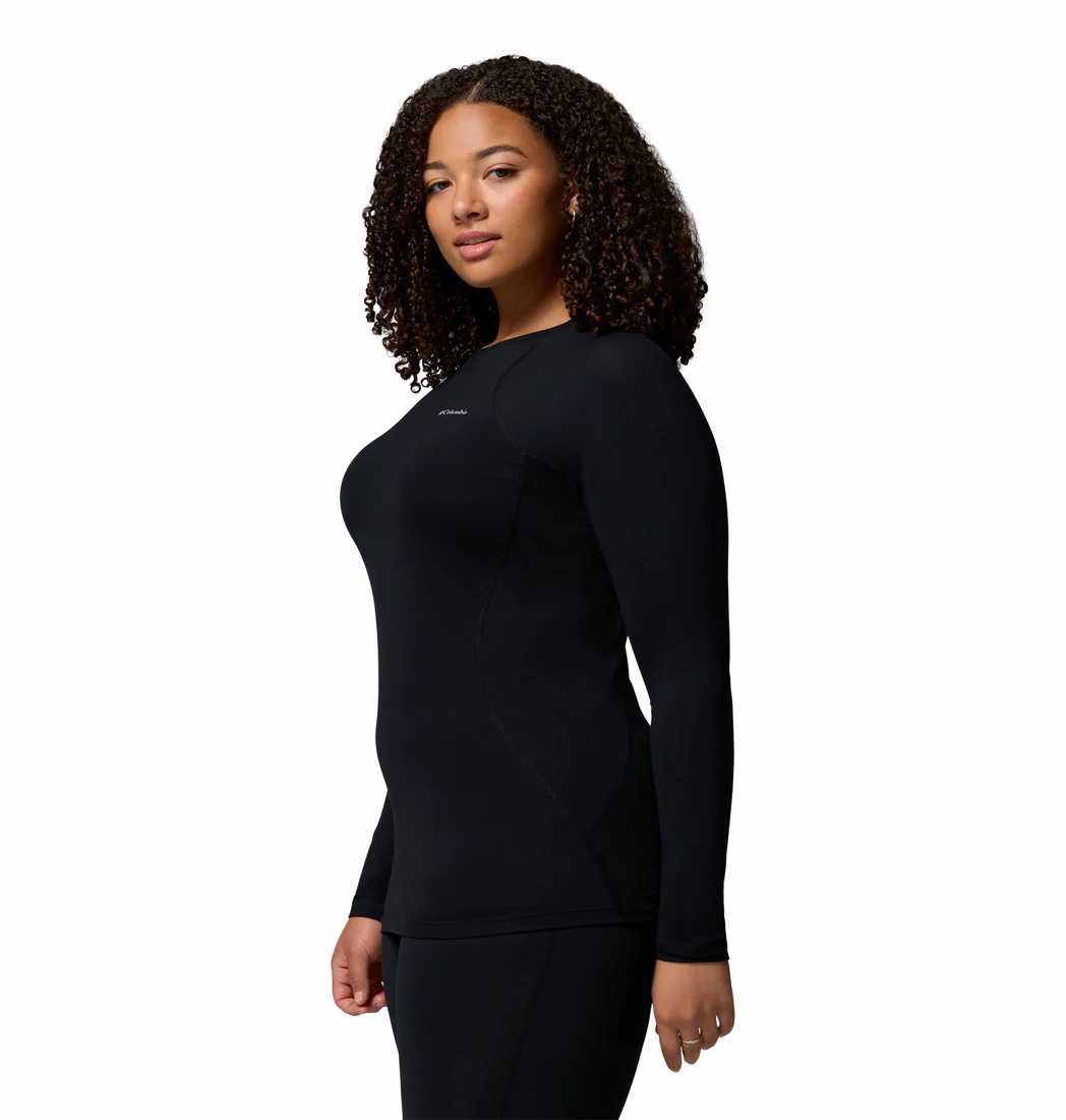 Columbia Women Black Midweight Stretch Long Sleeve Top (Non Returnable) - Image 5