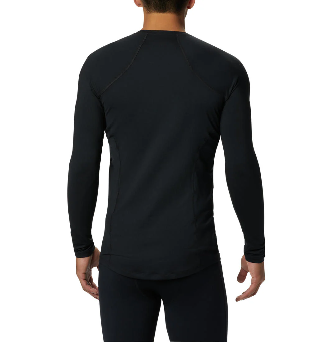 Columbia Men Black Midweight Stretch Long Sleeve Top (Non Returnable) - Image 4