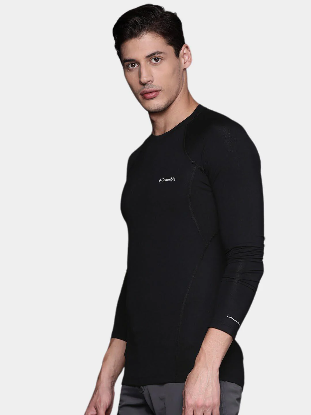 Columbia Men Black Midweight Stretch Long Sleeve Top (Non Returnable) - Image 7
