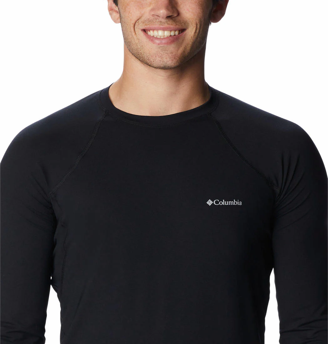 Columbia Men Black Midweight Stretch Long Sleeve Top (Non Returnable) - Image 3