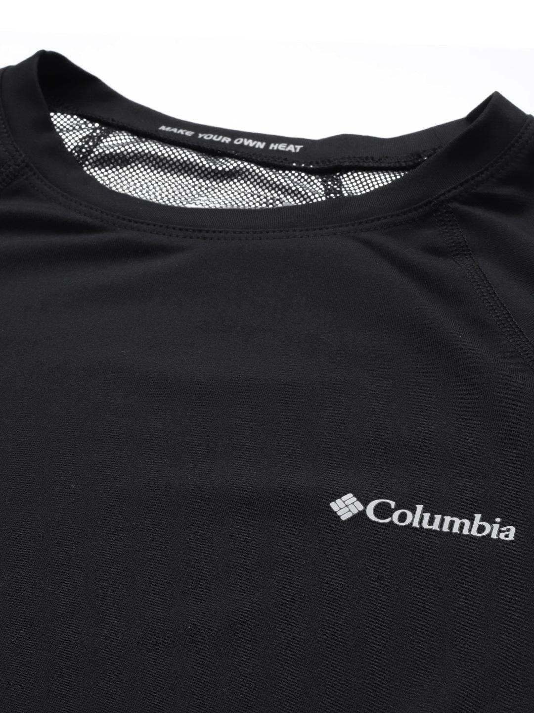 Columbia Men Black Midweight Stretch Long Sleeve Top (Non Returnable) - Image 6