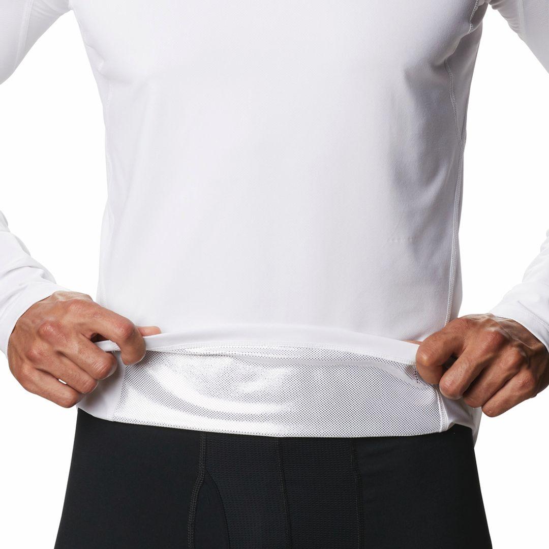 Columbia Men White Midweight Stretch Long Sleeve Top (Non Returnable) - Image 4
