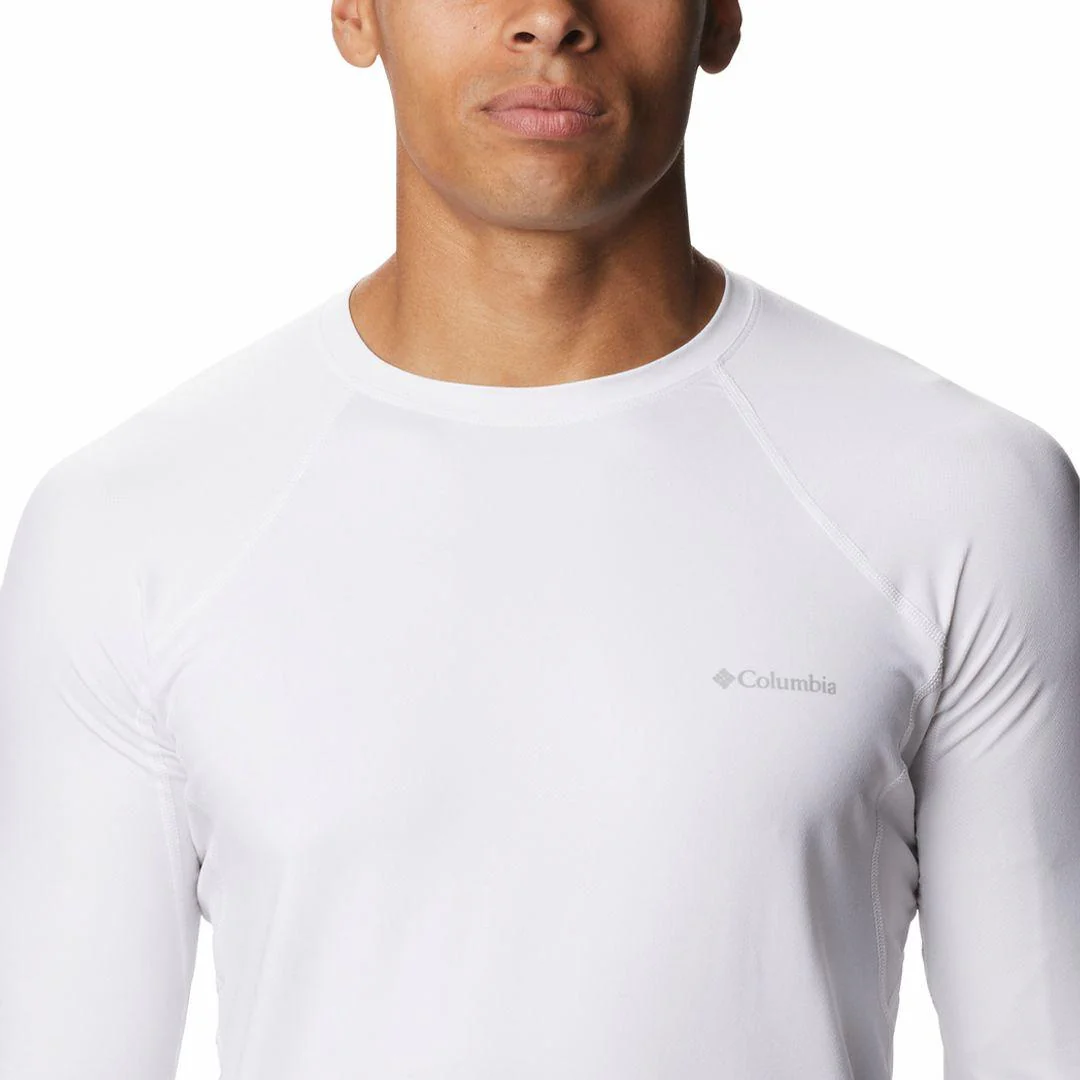 Columbia Men White Midweight Stretch Long Sleeve Top (Non Returnable) - Image 5