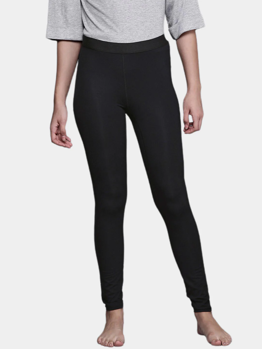 Columbia Women Black Midweight Stretch Tight (Non Returnable) - Image 11