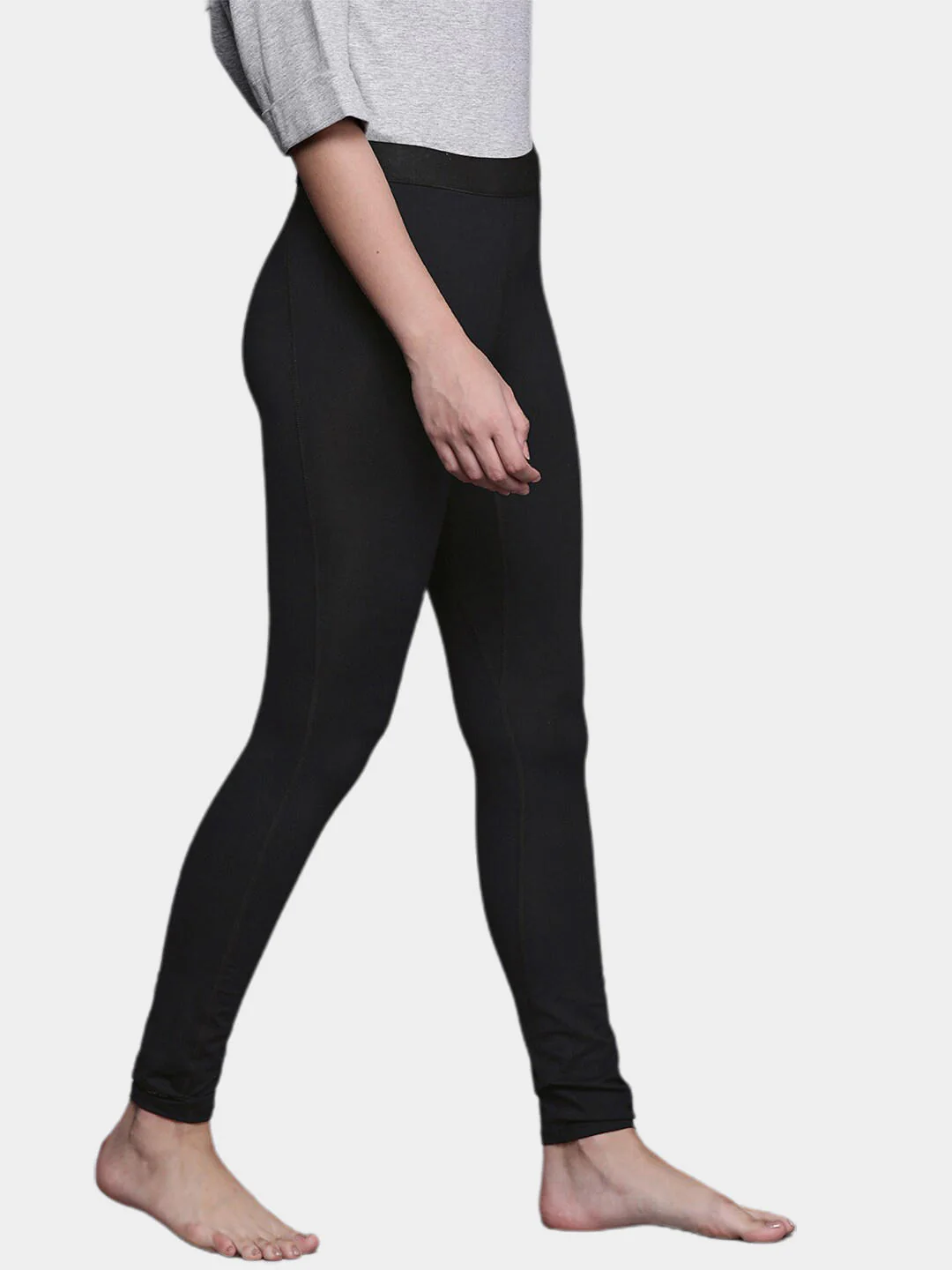 Columbia Women Black Midweight Stretch Tight (Non Returnable) - Image 12