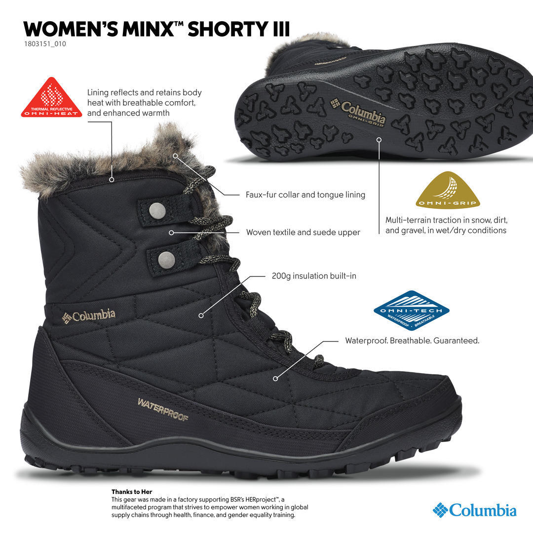 Columbia Women Black MINX SHORTY III - Image 2