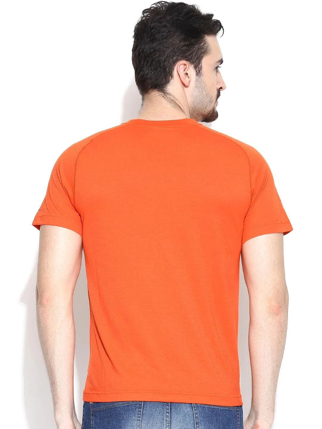 Columbia Men Orange Mountain Tech III Short Sleeve Crew (Sun Protection) - Image 5