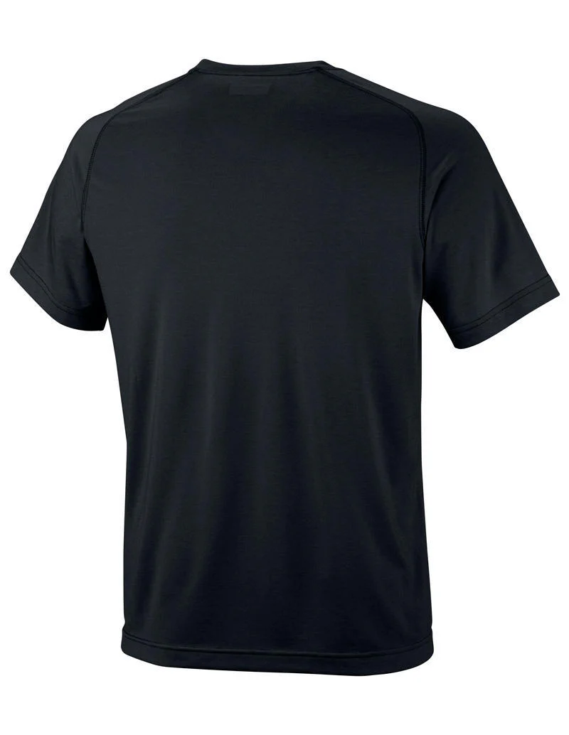 Columbia Men Black Mountain Tech III Short Sleeve Crew (Sun Protection) - Image 2