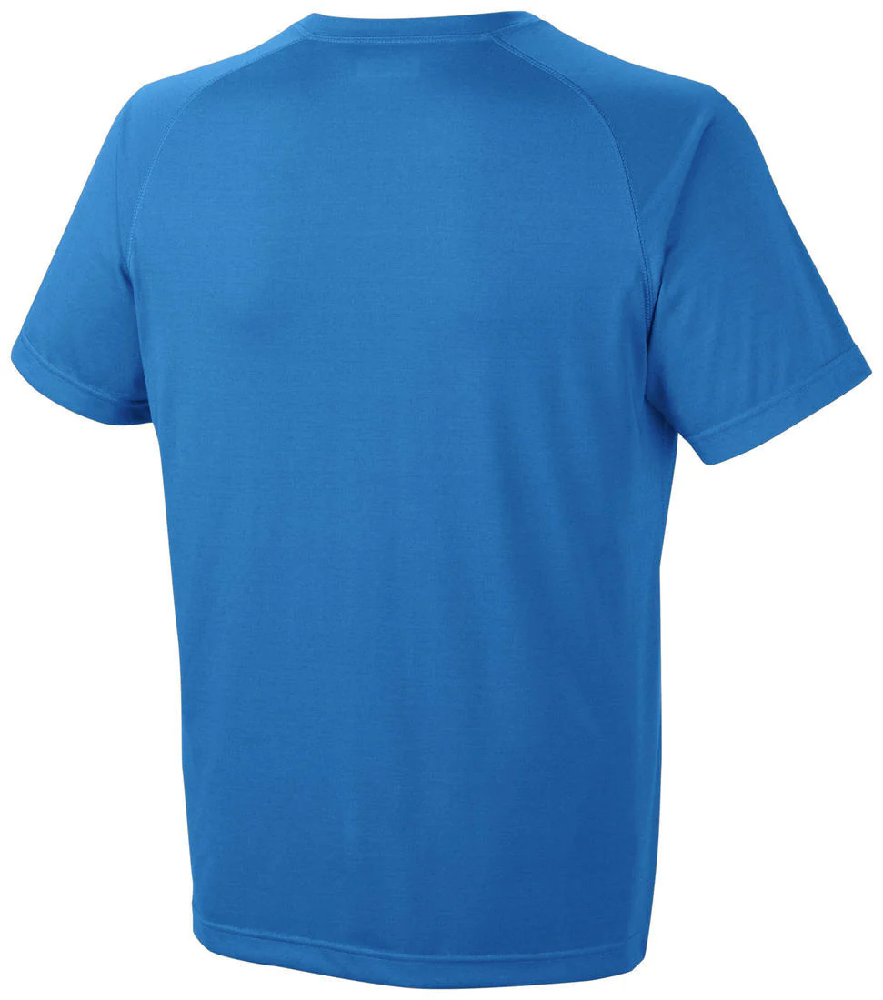 Columbia Men Blue Mountain Tech III Short Sleeve Crew (Sun Protection) - Image 2
