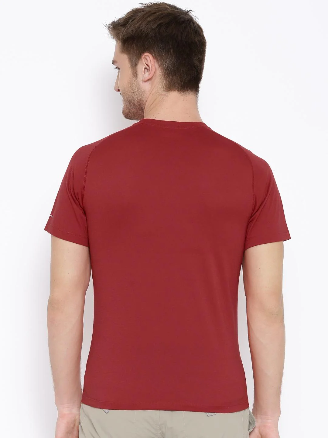 Columbia Men Red Mountain Tech Logo S S Crew (Sun Protection) - Image 3