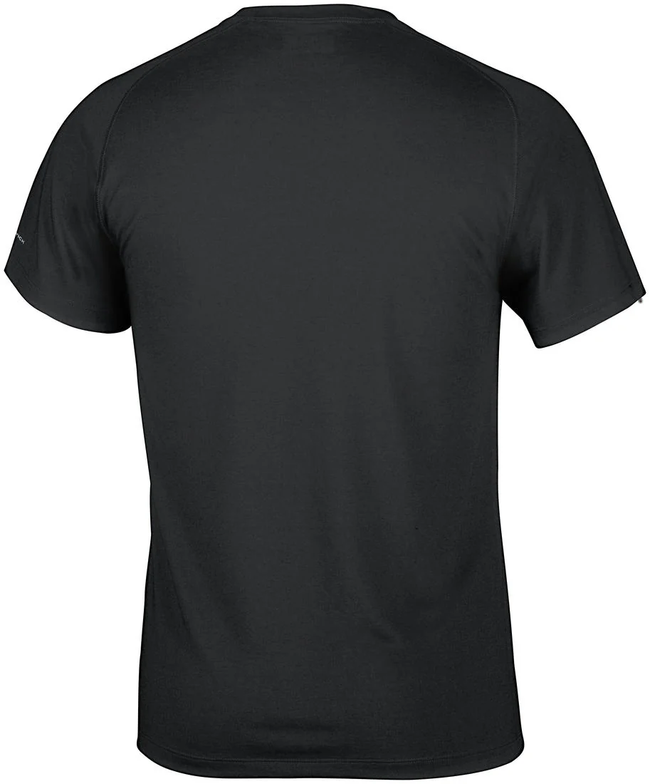 Columbia Men Black Mountain Tech Logo S S Crew (Sun Protection) - Image 2