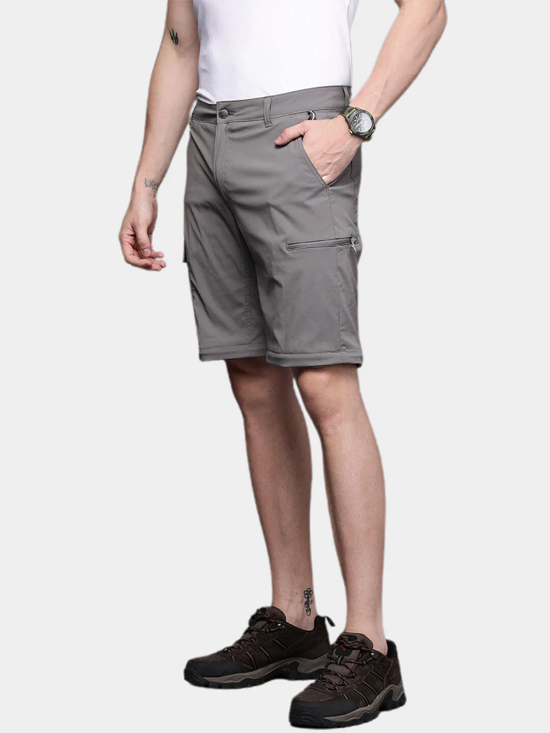 Columbia Men Grey Newton Ridge Convertible Pant (Sun Protection) - Image 13