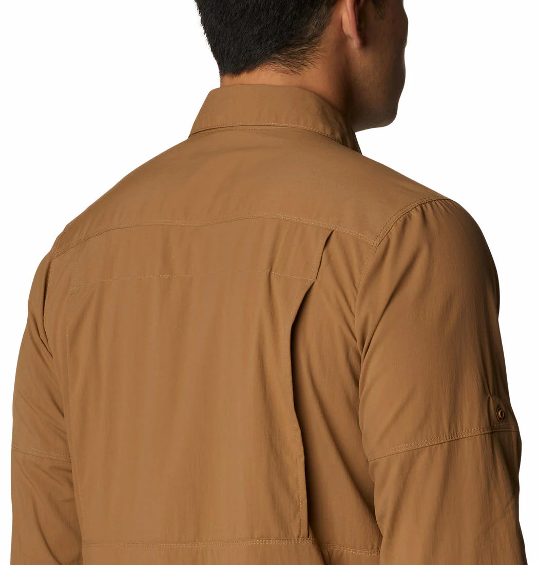 Columbia Men Brown Newton Ridge II Long Sleeve (Sun Protection) - Image 7