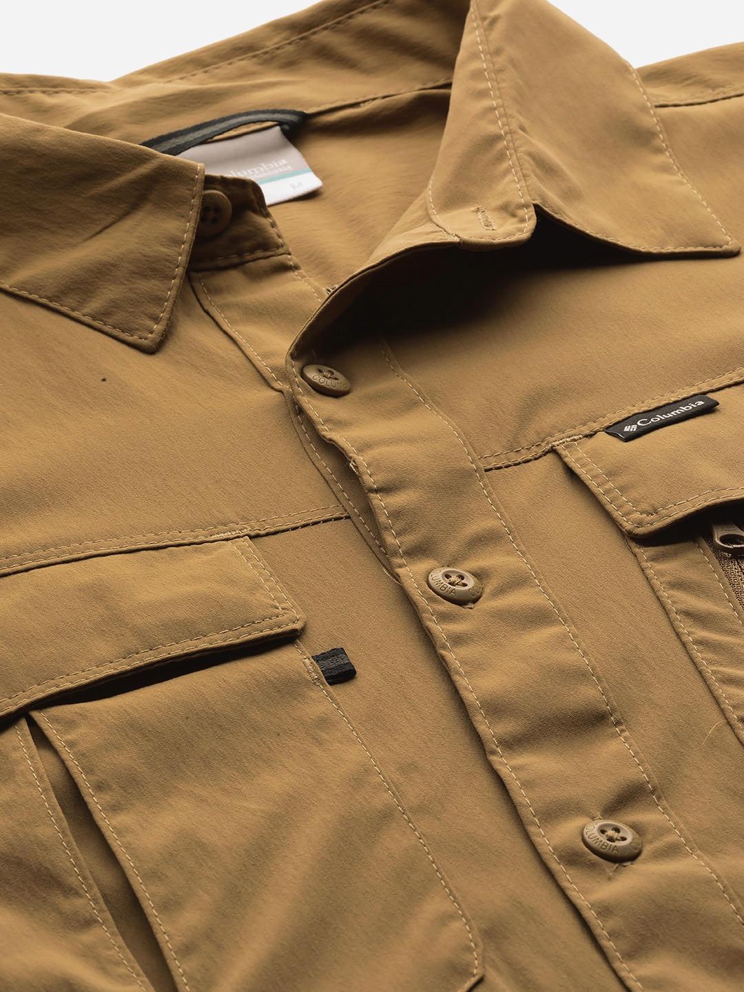 Columbia Men Brown Newton Ridge II Long Sleeve (Sun Protection) - Image 9
