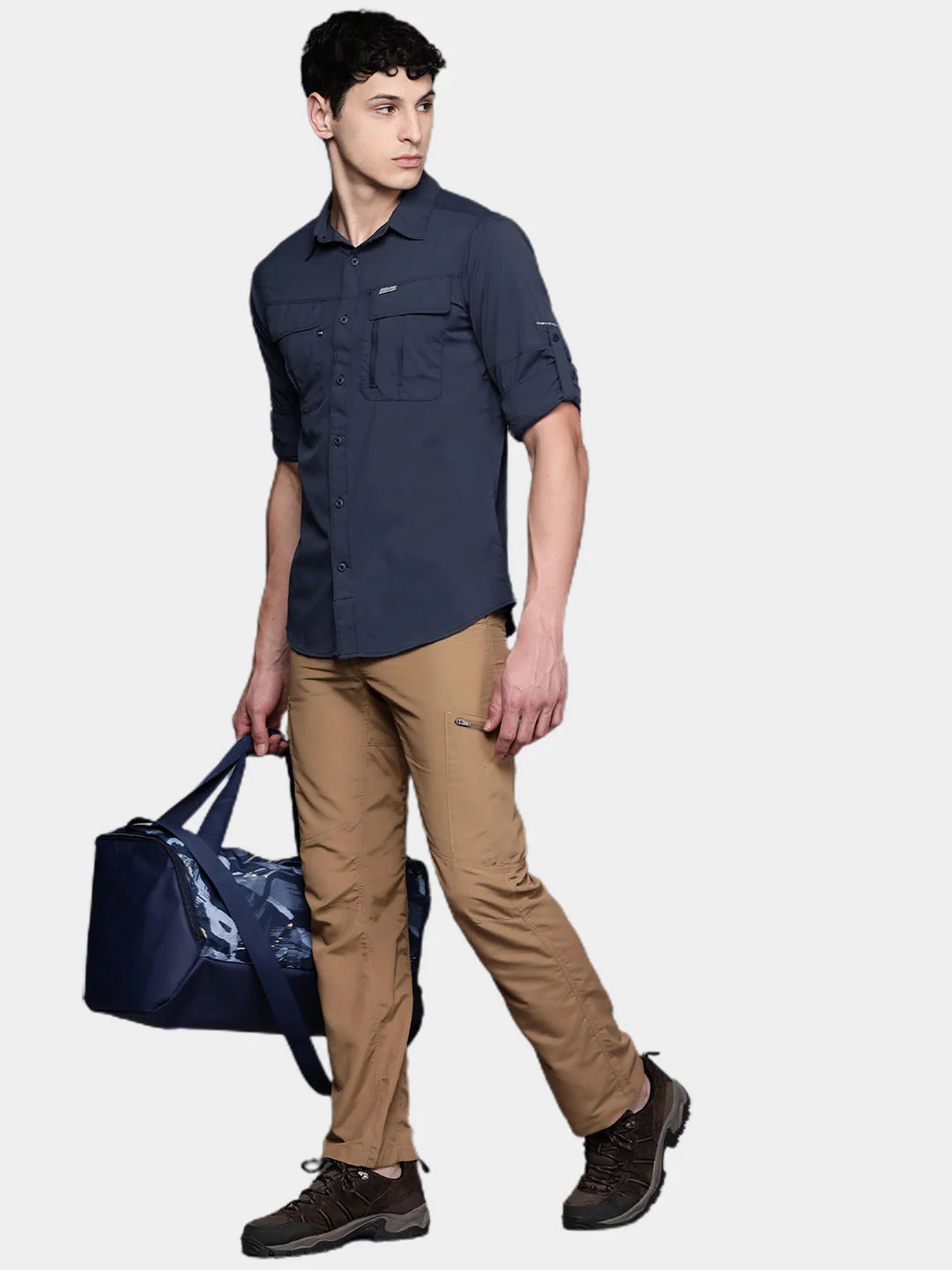 Columbia Men Blue Newton Ridge II Long Sleeve (Sun Protection) - Image 11