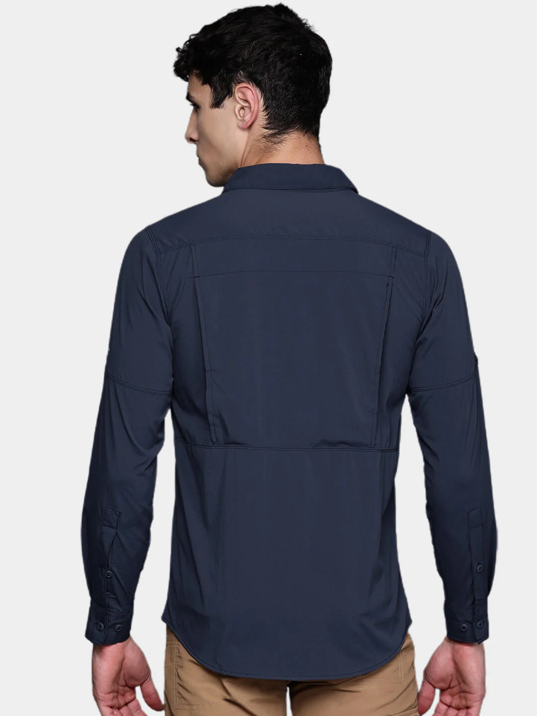 Columbia Men Blue Newton Ridge II Long Sleeve (Sun Protection) - Image 14