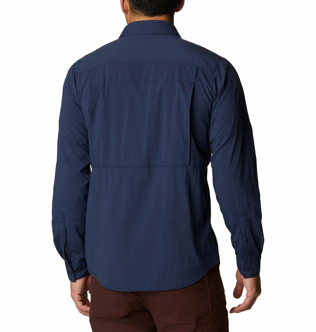 Columbia Men Blue Newton Ridge II Long Sleeve (Sun Protection) - Image 8