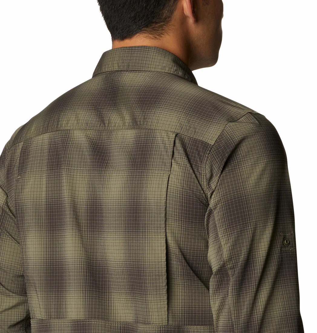 Columbia Men Green Newton Ridge II Plaid Long Sleeve (Sun Protection) - Image 7
