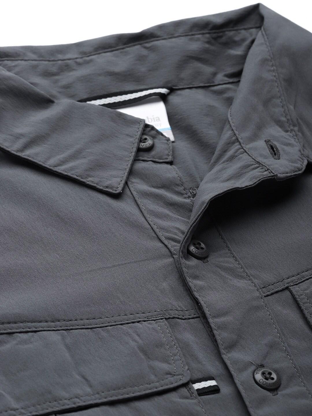 Columbia Men Black Newton Ridge Long Sleeve (Sun Protection) - Image 5
