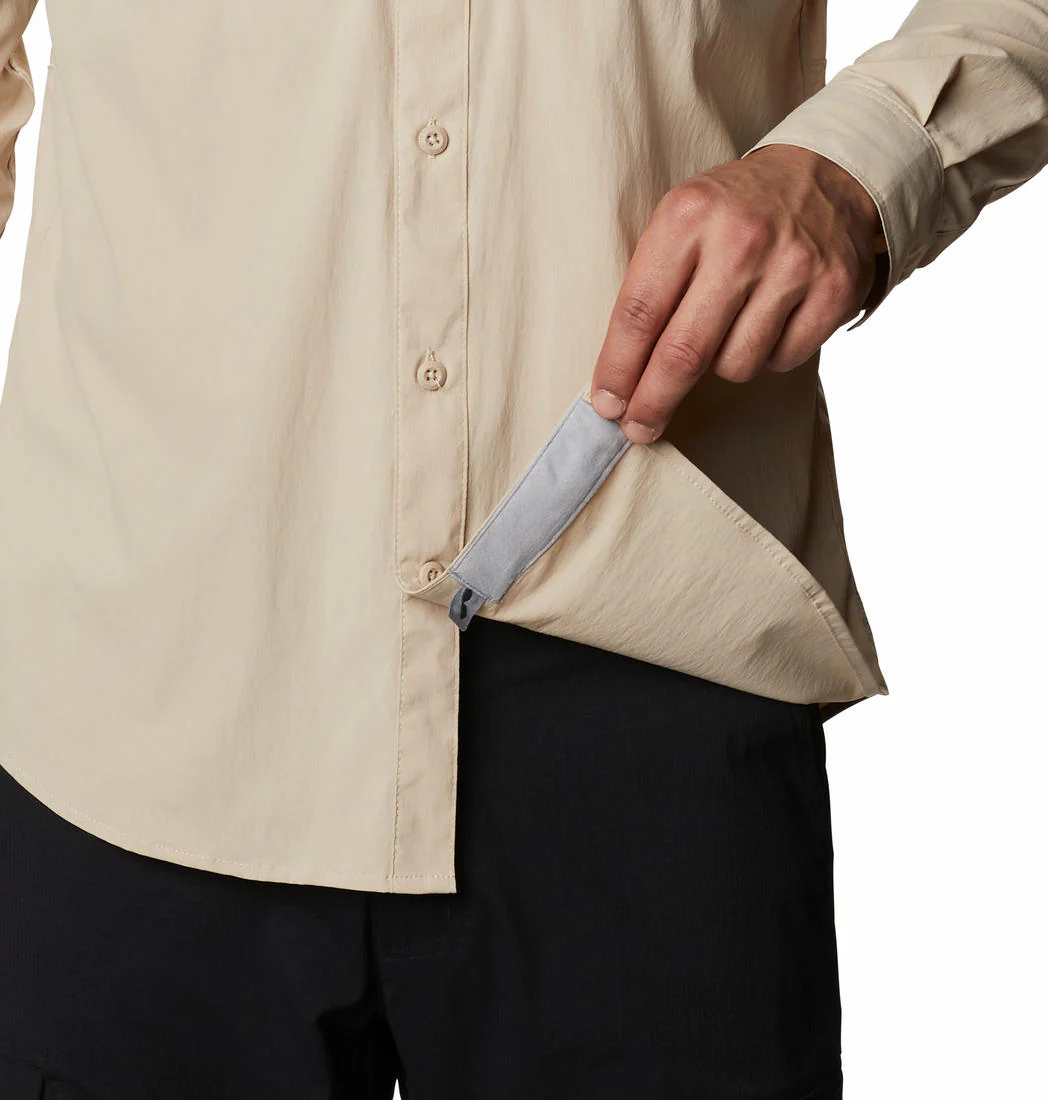 Columbia Men Brown Newton Ridge Long Sleeve (Sun Protection) - Image 4