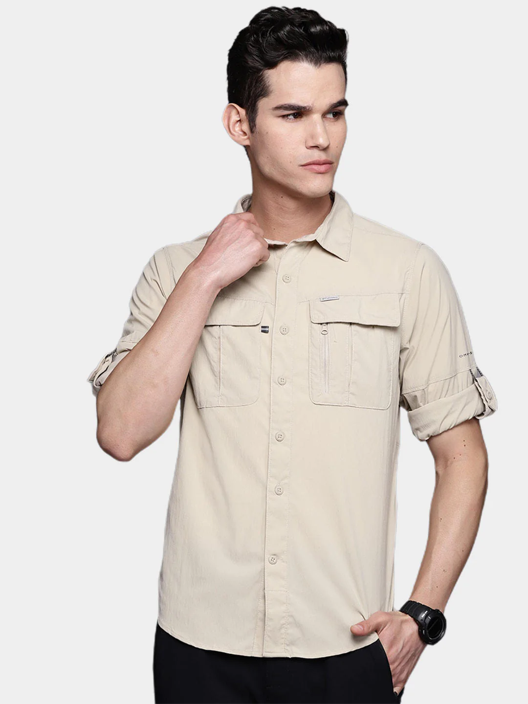 Columbia Men Brown Newton Ridge Long Sleeve (Sun Protection) - Image 7