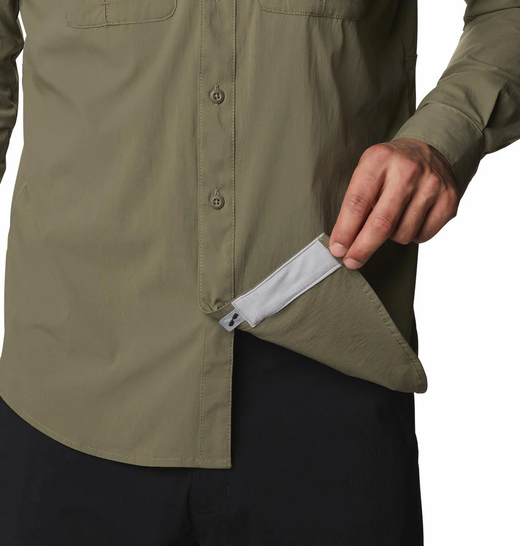 Columbia Men Green Newton Ridge Long Sleeve (Sun Protection) - Image 6