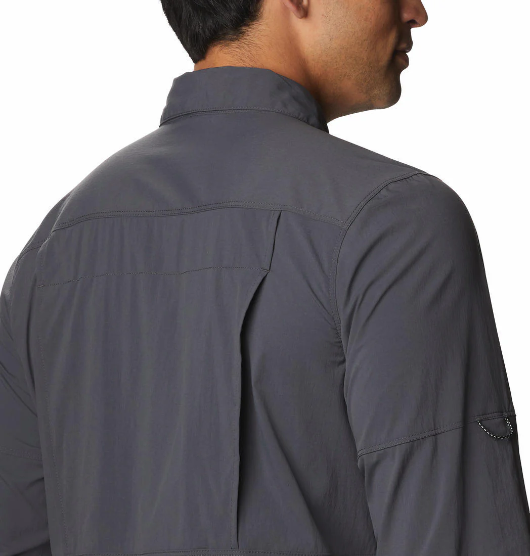 Columbia Men Black Newton Ridge Long Sleeve (Sun Protection) - Image 10