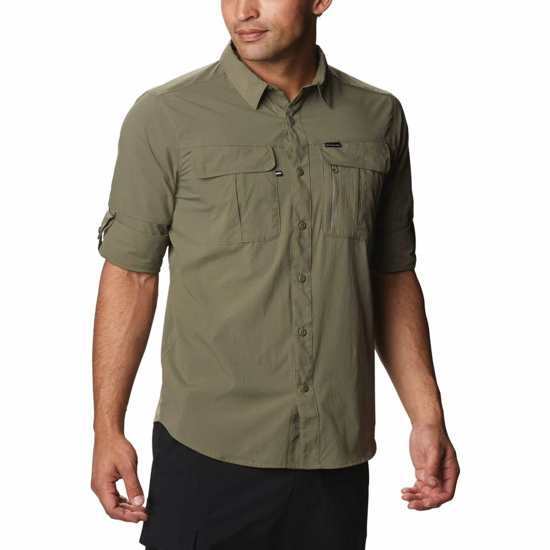 Columbia Men Green Newton Ridge Long Sleeve (Sun Protection) - Image 10