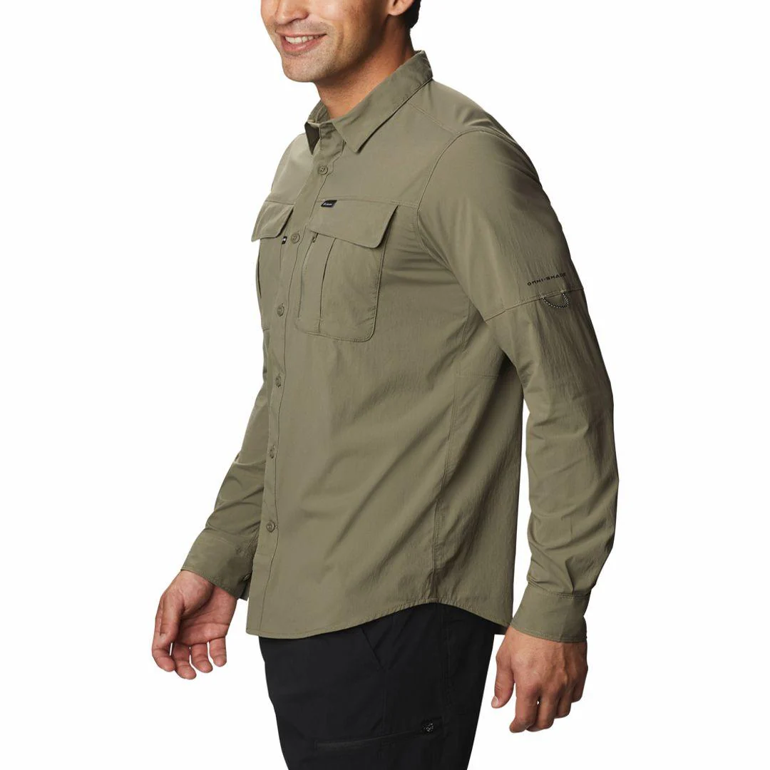 Columbia Men Green Newton Ridge Long Sleeve (Sun Protection) - Image 5