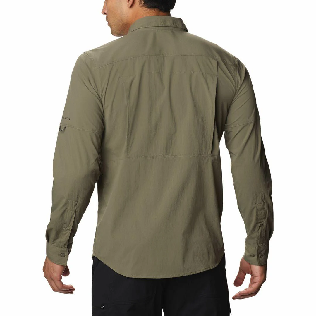 Columbia Men Green Newton Ridge Long Sleeve (Sun Protection) - Image 9