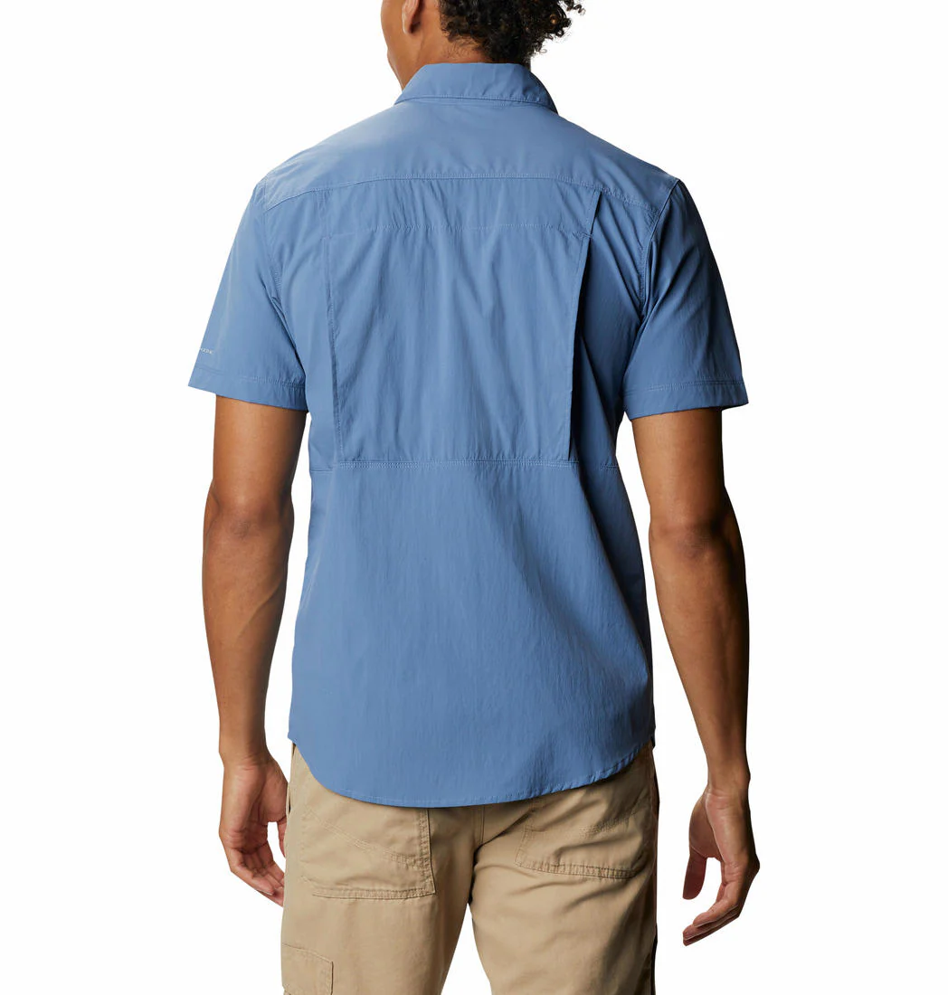 Columbia Men Blue Newton Ridge Short Sleeve (Sun Protection) - Image 7