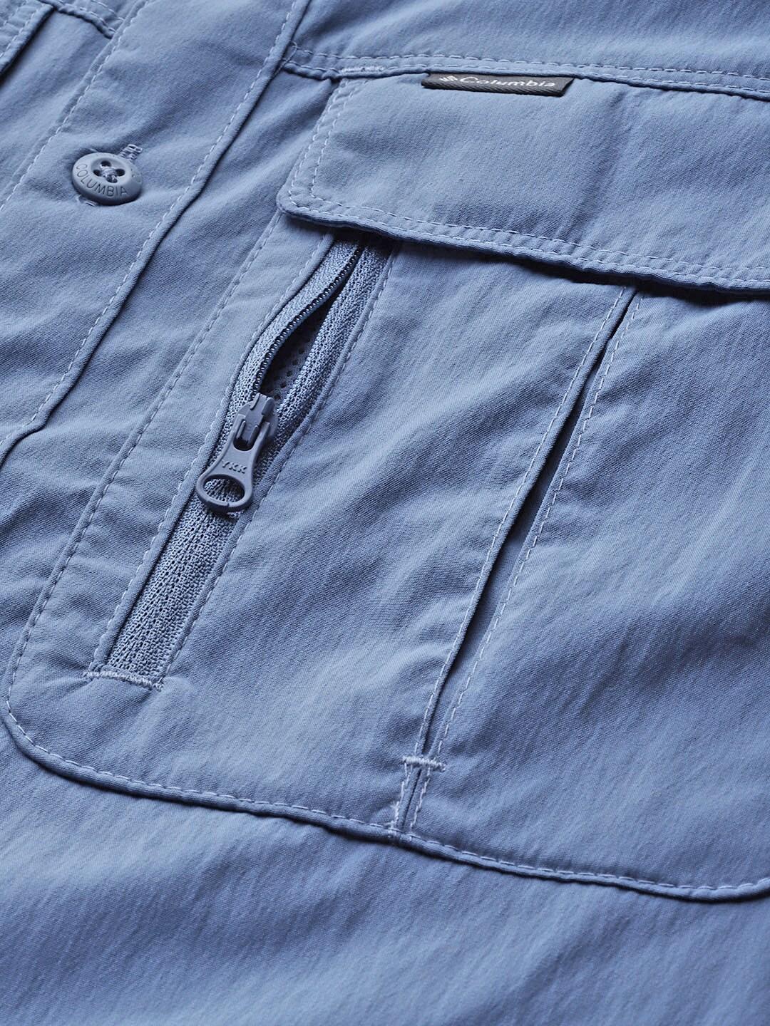 Columbia Men Blue Newton Ridge Short Sleeve (Sun Protection) - Image 9