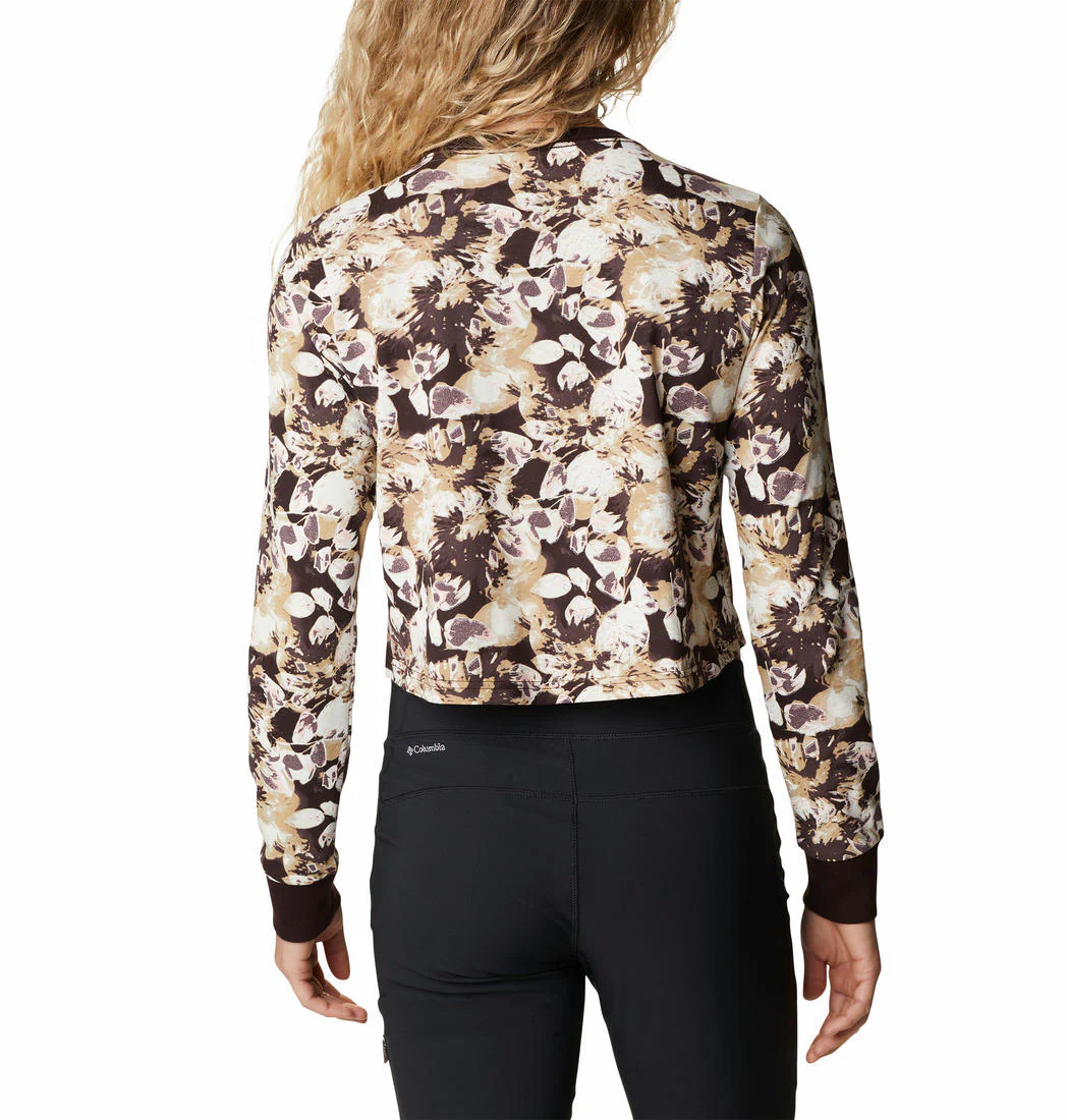 Columbia Women Brown North Cascades LS Printed - Image 6