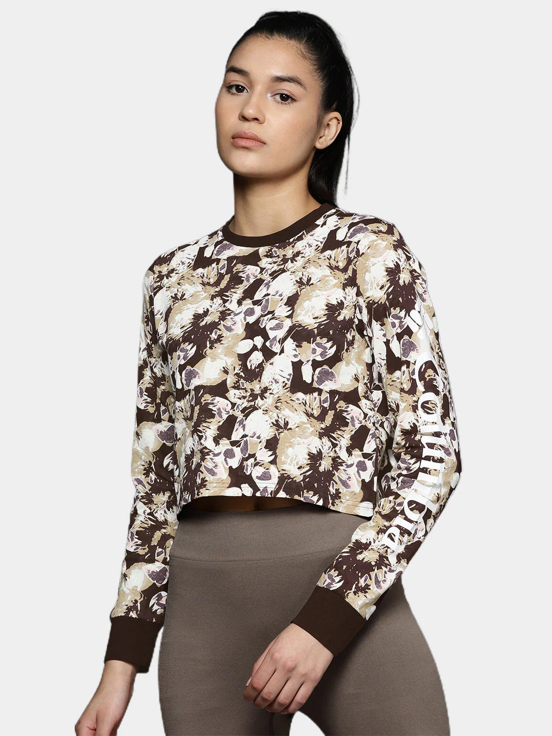Columbia Women Brown North Cascades LS Printed - Image 9
