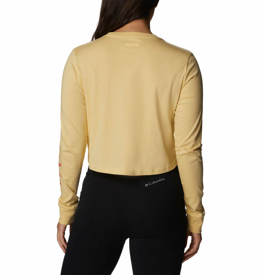 Columbia Women Yellow North Cascades LS Printed - Image 5