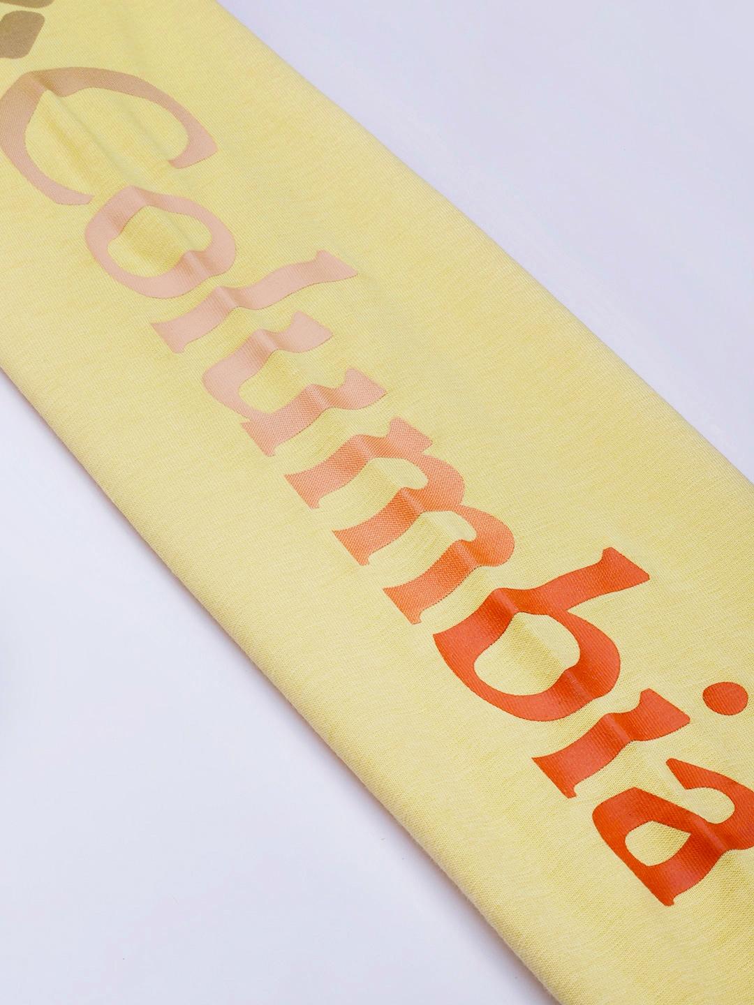 Columbia Women Yellow North Cascades LS Printed - Image 7