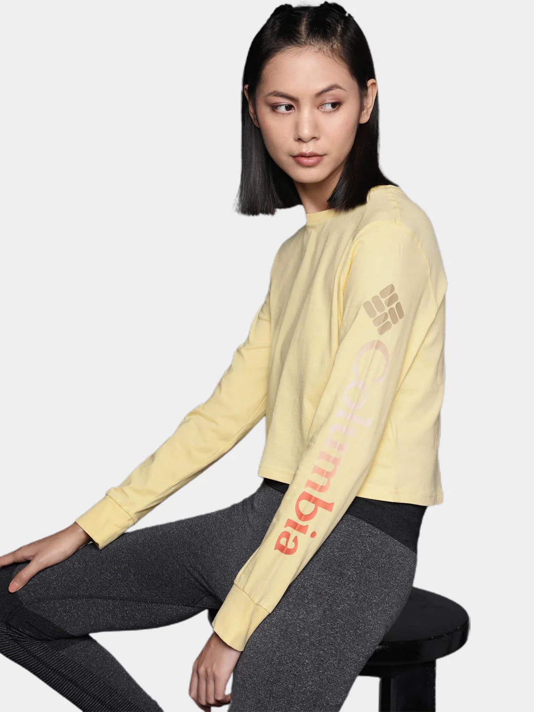 Columbia Women Yellow North Cascades LS Printed - Image 8