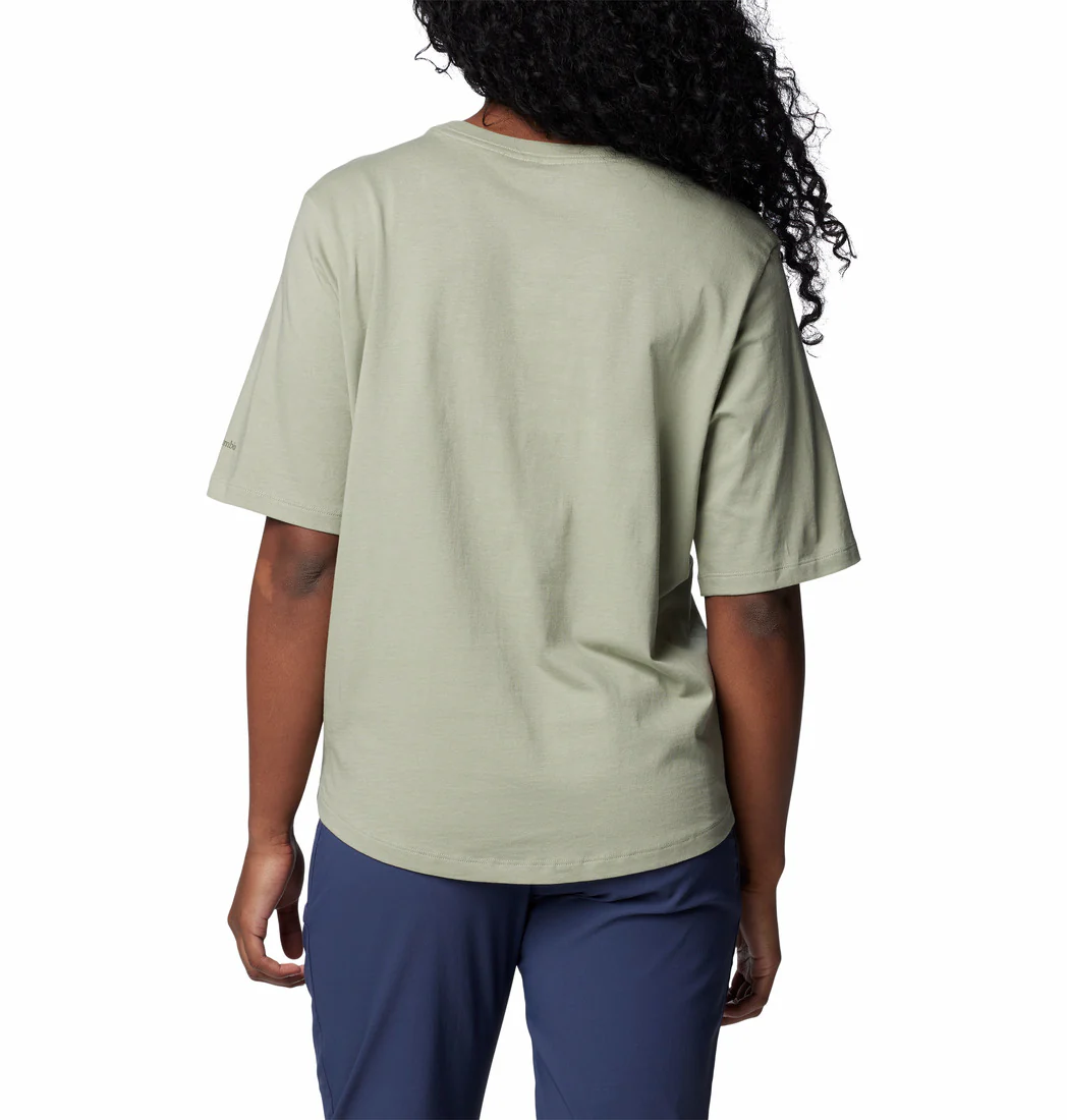 Columbia Women Green North Cascades Relaxed Tee - Image 2